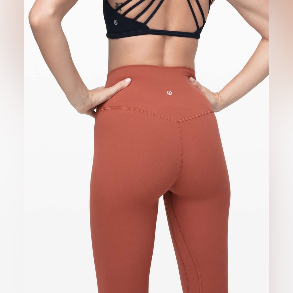 Lululemon Align High Rise Crop Activewear Workout Gym Running Leggings